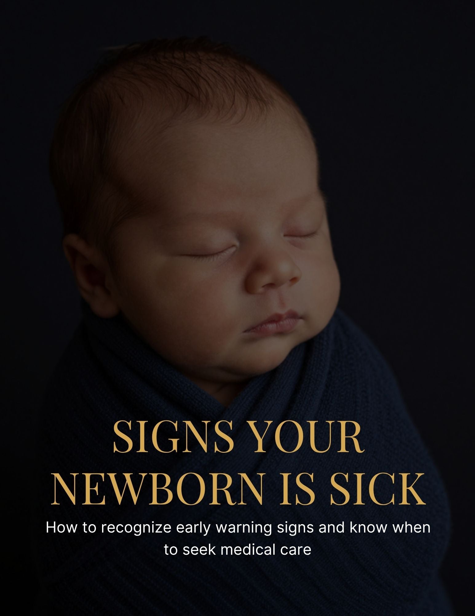 Signs Your Newborn Is Sick - Watch out for these
