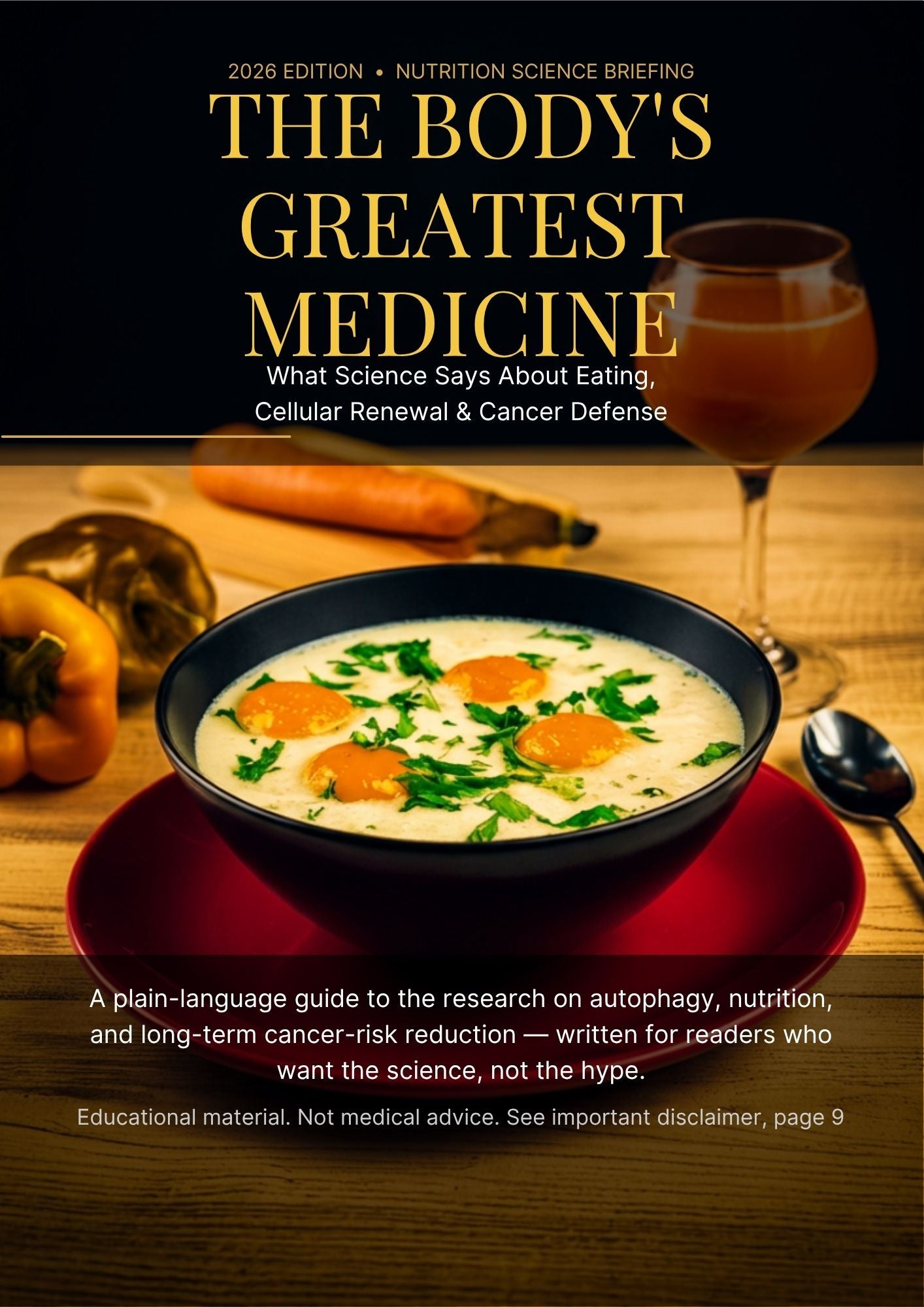Nutrition Science Briefing 2026: The Body's Greatest Medicine — What Science Says About Eating, Cellular Renewal & Cancer Defense